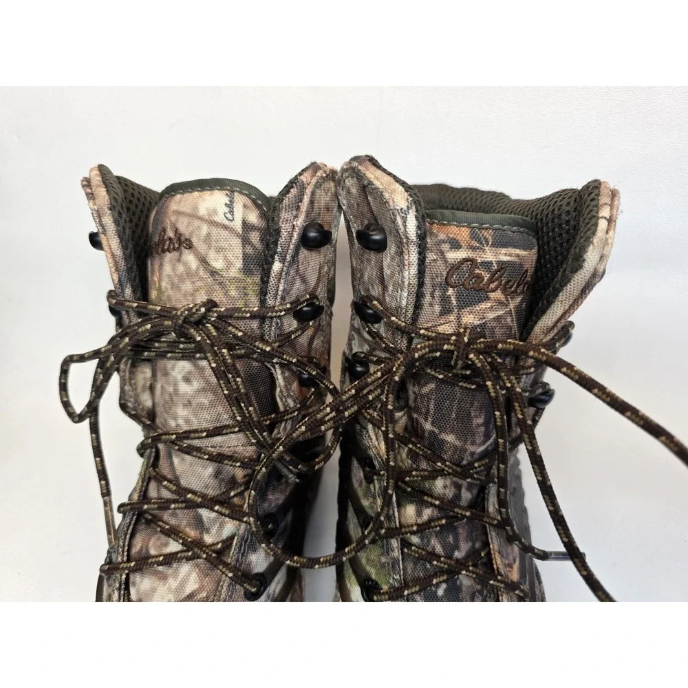 Mens 8.5 Cabela's Inferno Camo Insulated Waterproof Hunting / Camping Boots